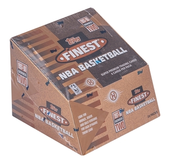 1997-98 Topps Finest Basketball Series 2 Unopened Hobby Box (24 Packs)
